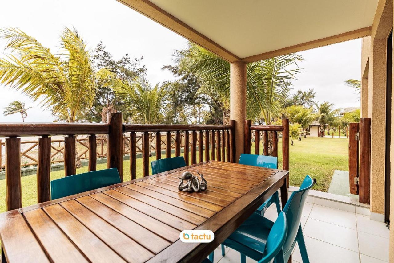 Bangalô térreo frente mar de 70 m2 com vista da praia no VG Sun Cumbuco por Tactu Exterior foto