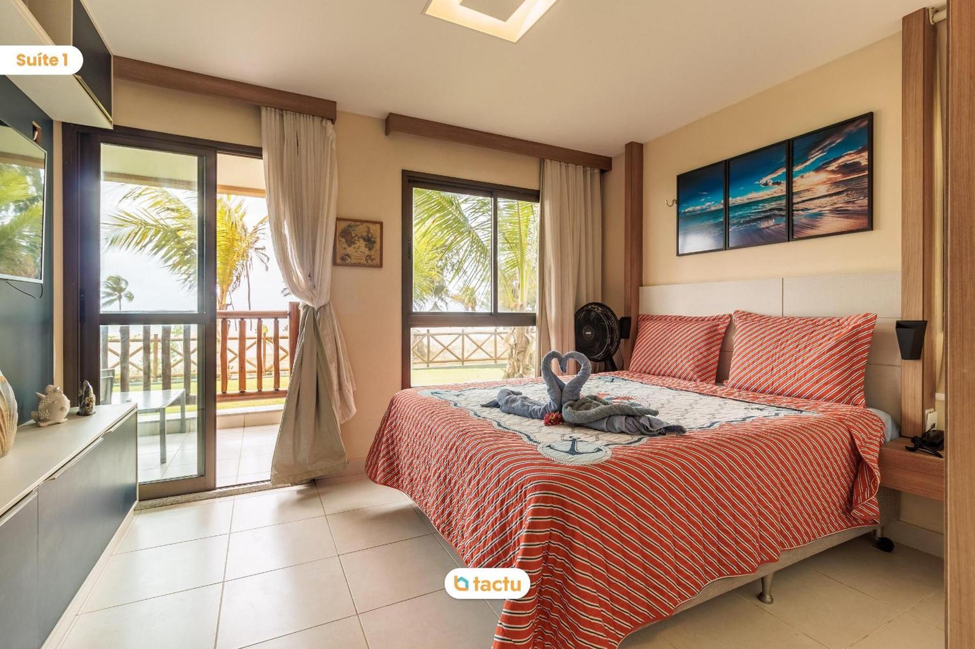 Bangalô térreo frente mar de 70 m2 com vista da praia no VG Sun Cumbuco por Tactu Exterior foto
