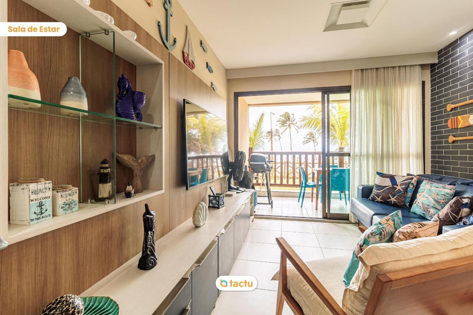 Bangalô térreo frente mar de 70 m2 com vista da praia no VG Sun Cumbuco por Tactu Exterior foto