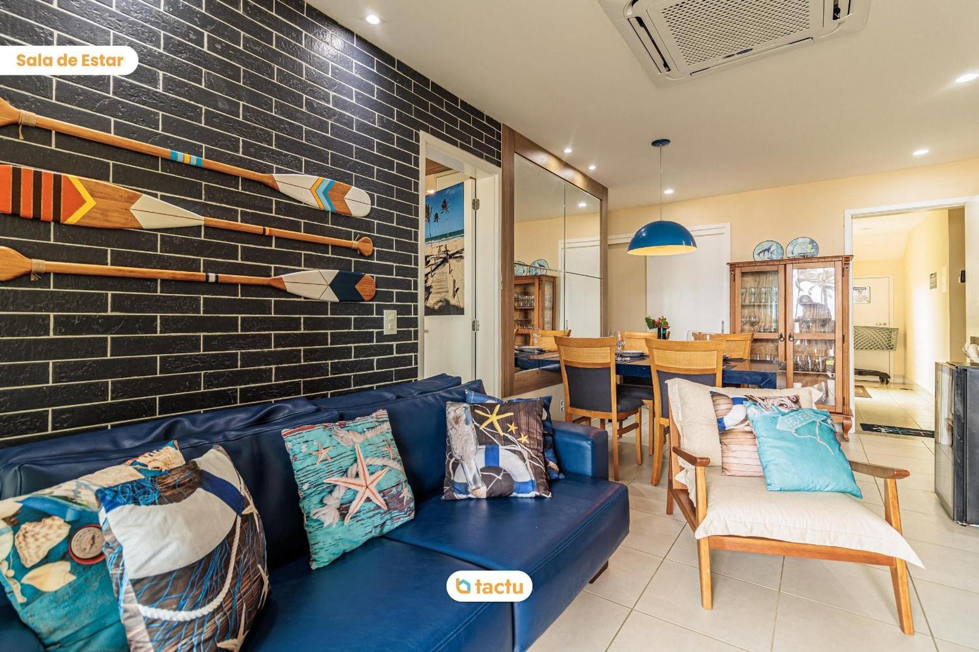 Bangalô térreo frente mar de 70 m2 com vista da praia no VG Sun Cumbuco por Tactu Exterior foto