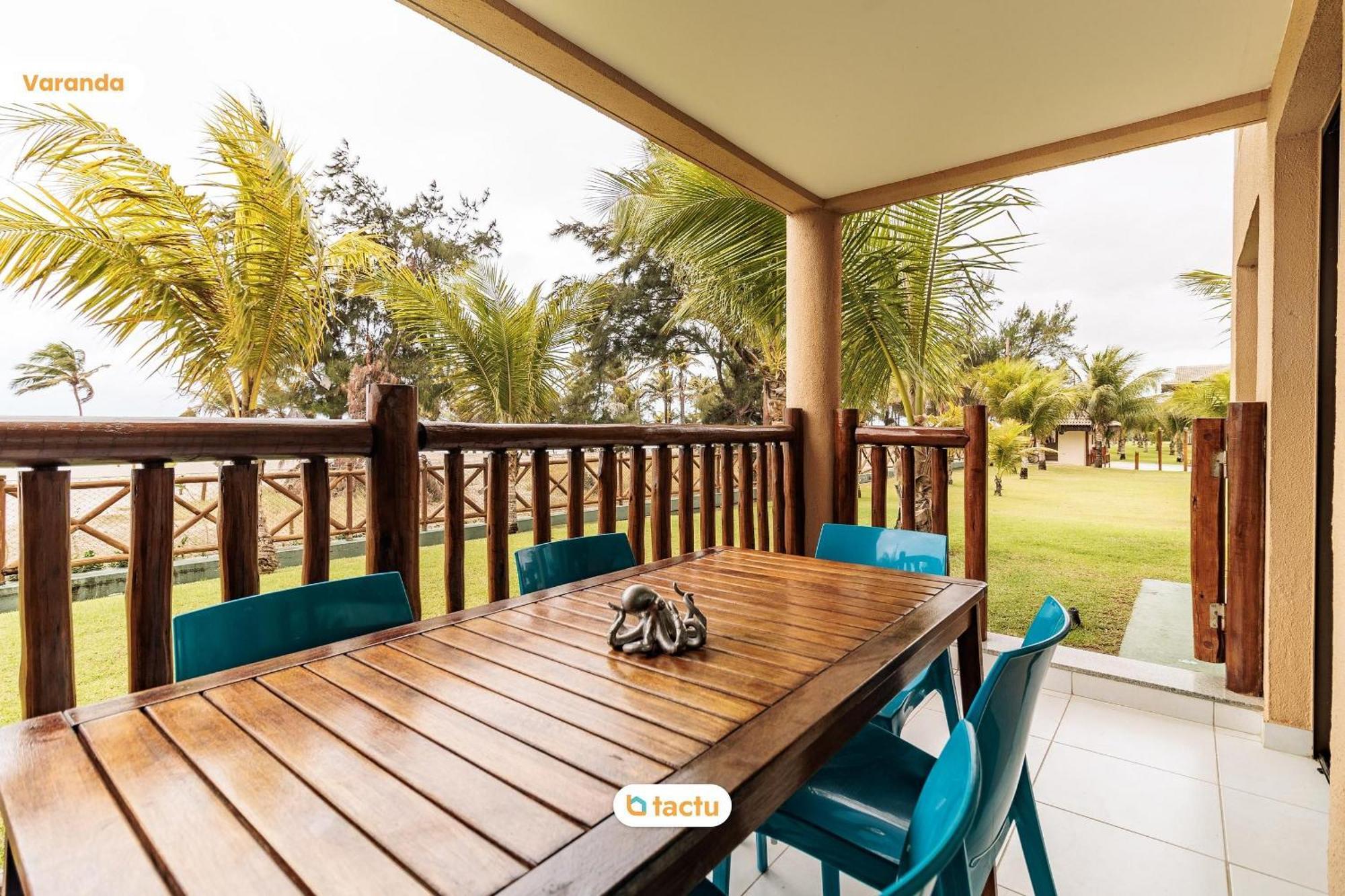 Bangalô térreo frente mar de 70 m2 com vista da praia no VG Sun Cumbuco por Tactu Exterior foto