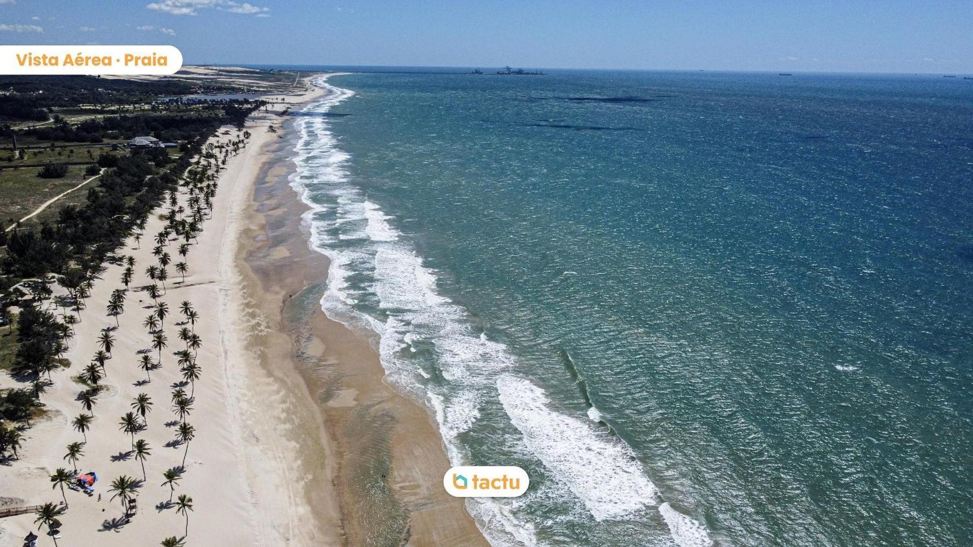Bangalô térreo frente mar de 70 m2 com vista da praia no VG Sun Cumbuco por Tactu Exterior foto