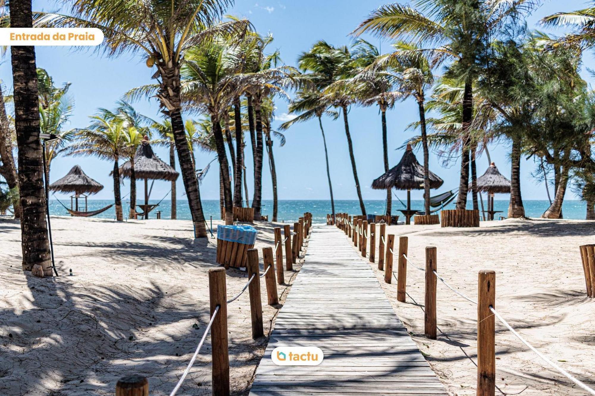 Bangalô térreo frente mar de 70 m2 com vista da praia no VG Sun Cumbuco por Tactu Exterior foto