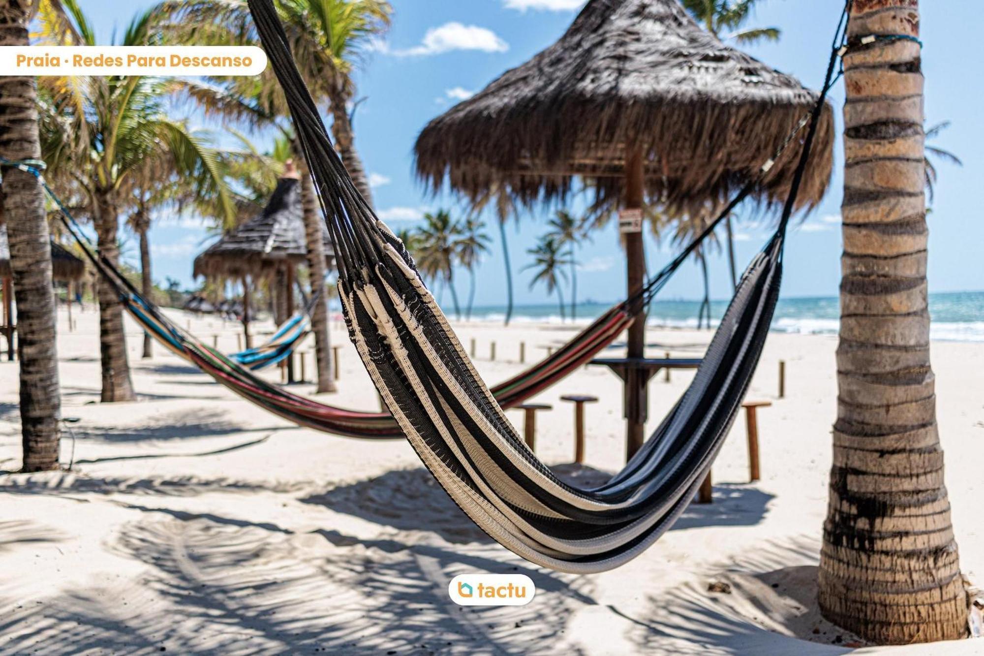 Bangalô térreo frente mar de 70 m2 com vista da praia no VG Sun Cumbuco por Tactu Exterior foto