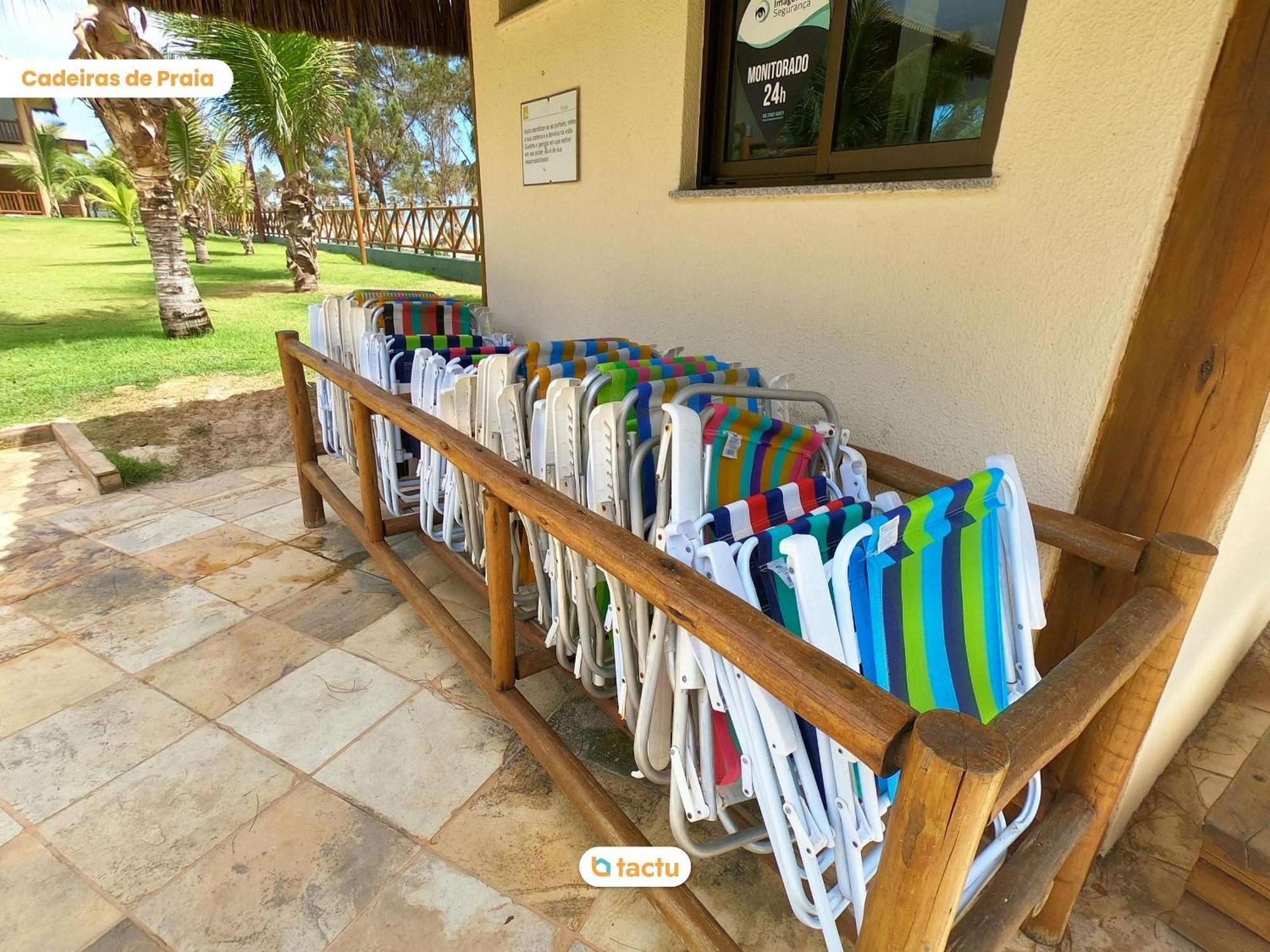 Bangalô térreo frente mar de 70 m2 com vista da praia no VG Sun Cumbuco por Tactu Exterior foto