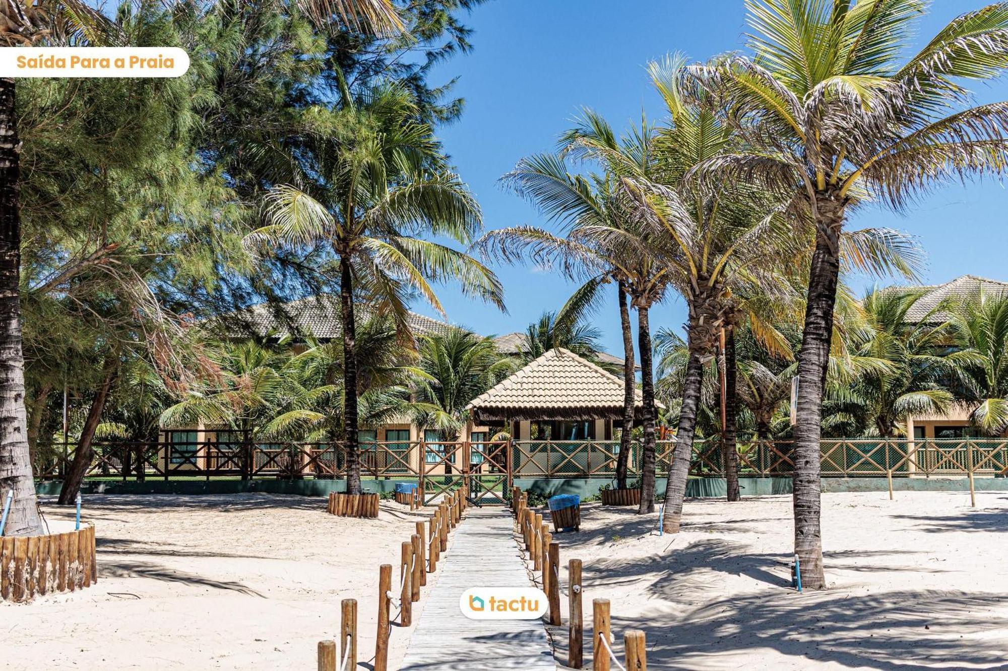 Bangalô térreo frente mar de 70 m2 com vista da praia no VG Sun Cumbuco por Tactu Exterior foto