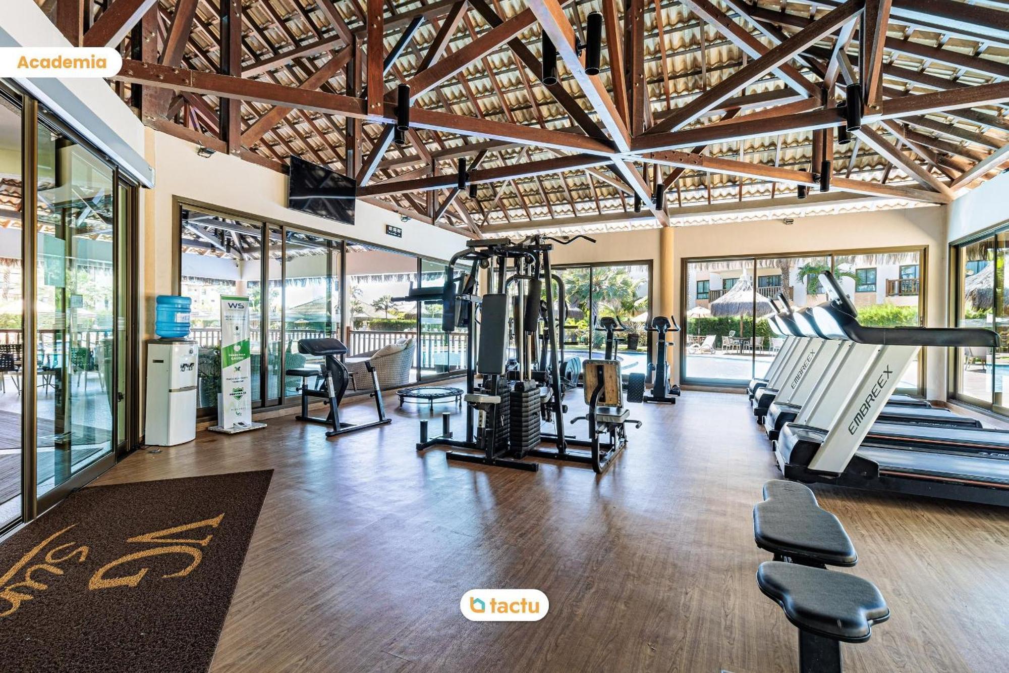 Bangalô térreo frente mar de 70 m2 com vista da praia no VG Sun Cumbuco por Tactu Exterior foto