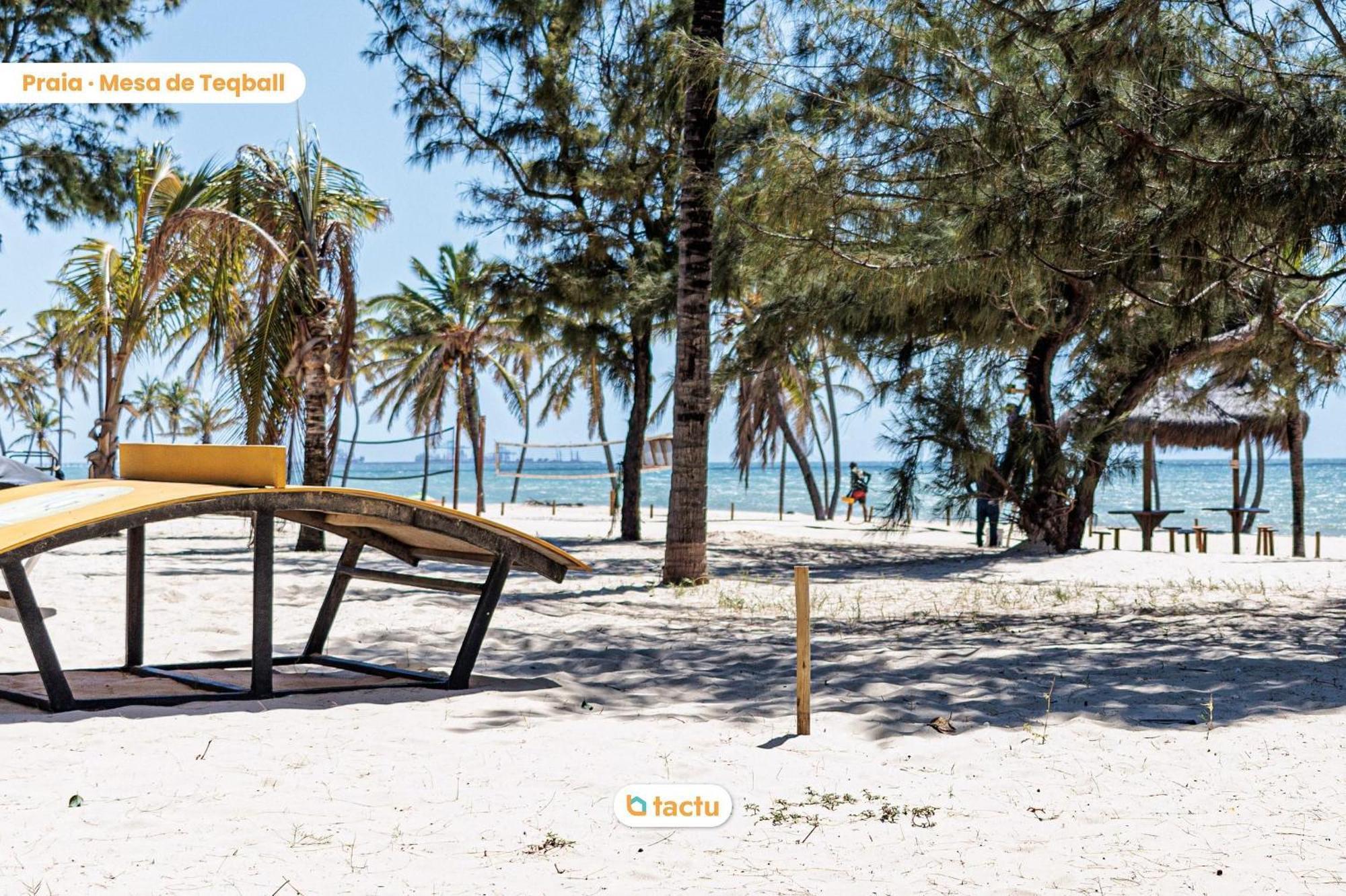 Bangalô térreo frente mar de 70 m2 com vista da praia no VG Sun Cumbuco por Tactu Exterior foto