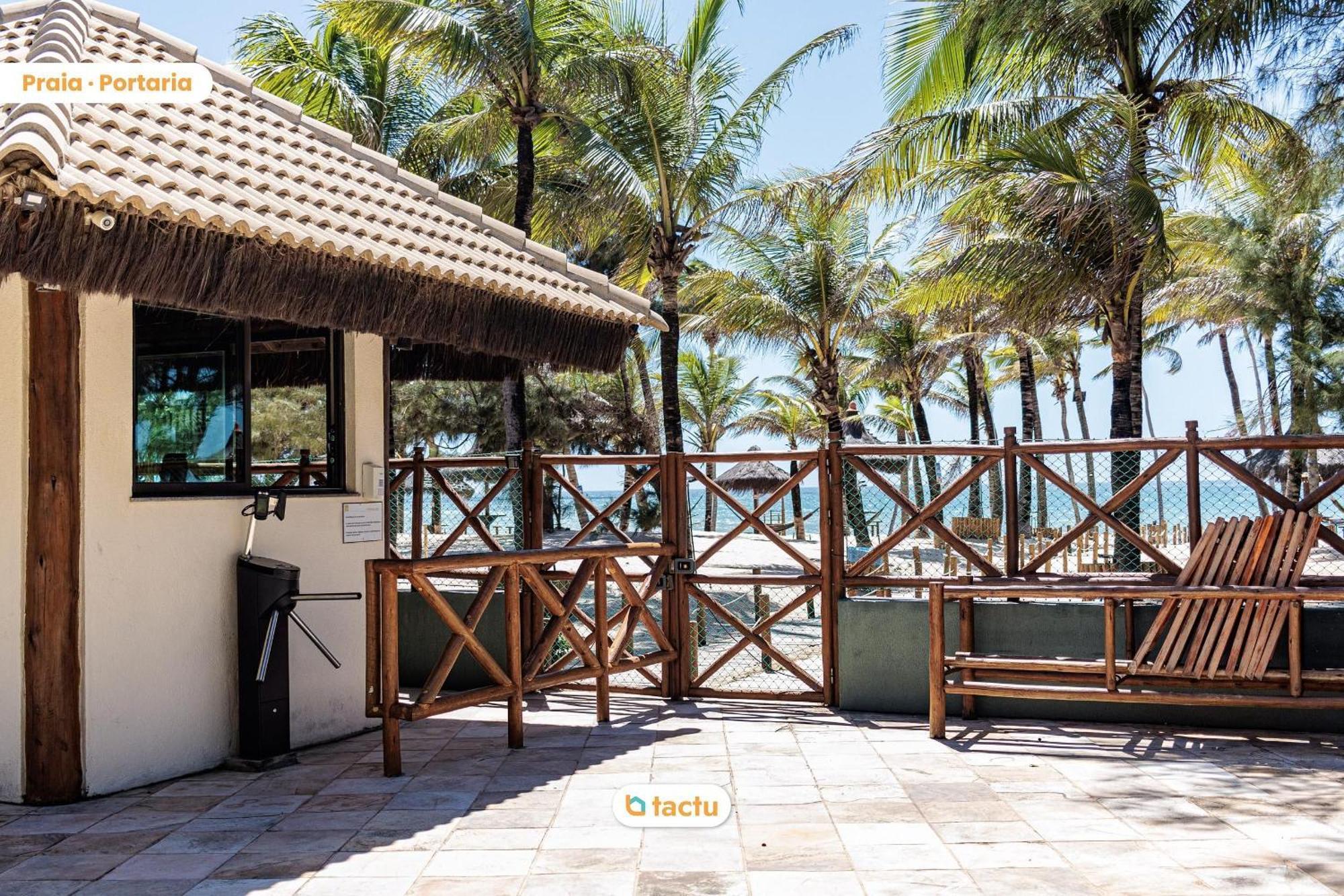 Bangalô térreo frente mar de 70 m2 com vista da praia no VG Sun Cumbuco por Tactu Exterior foto